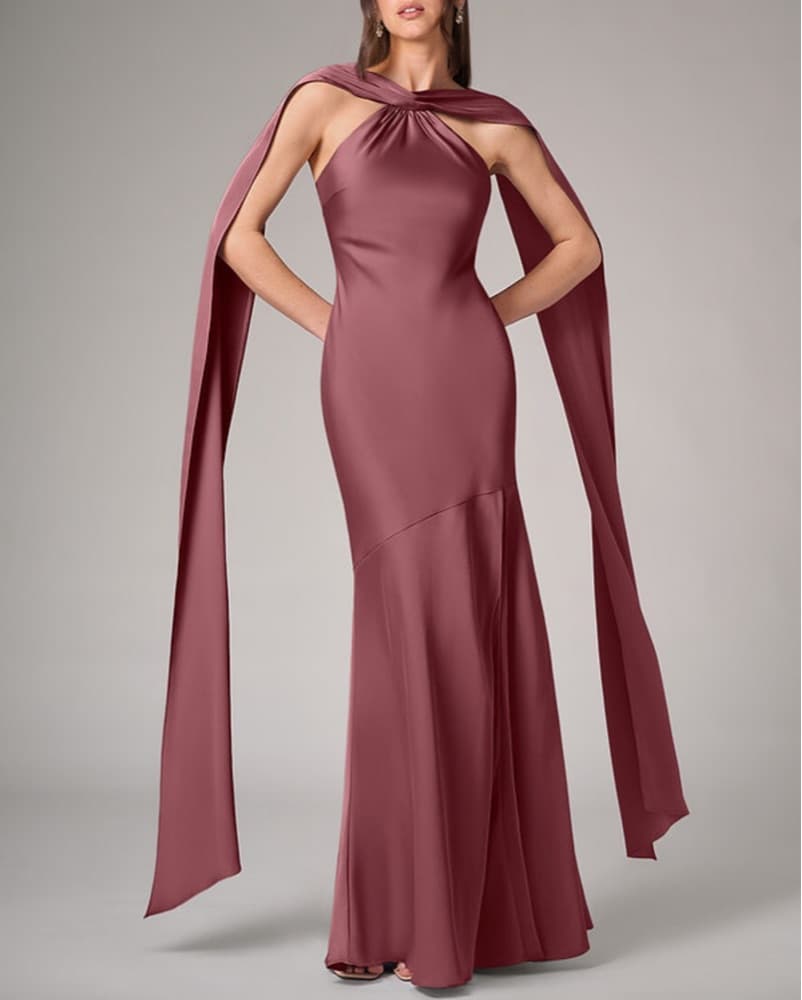 Azazie Kinsley Desert Rose - Image 1
