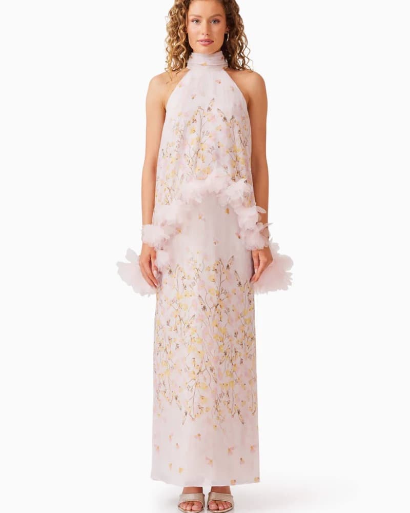 Elliatt Tulsia Floral Cape Maxi Dress - Image 2