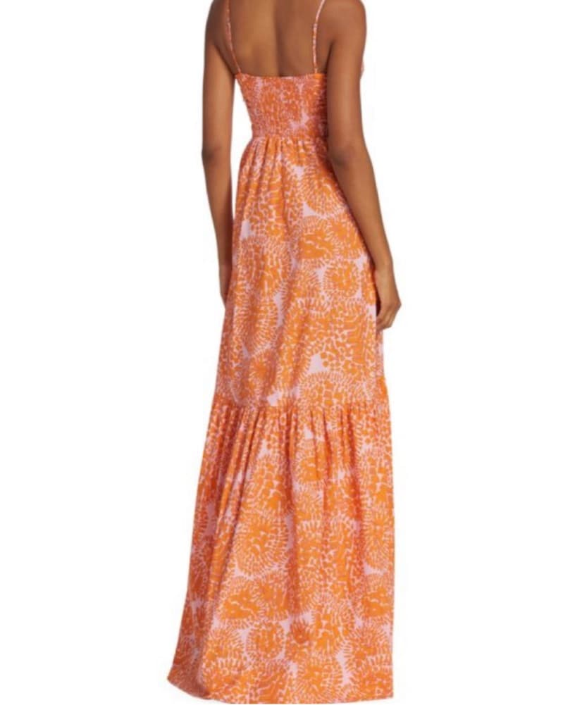 A.L.C. Pink/Orange Wedding Guest Dress - Image 4