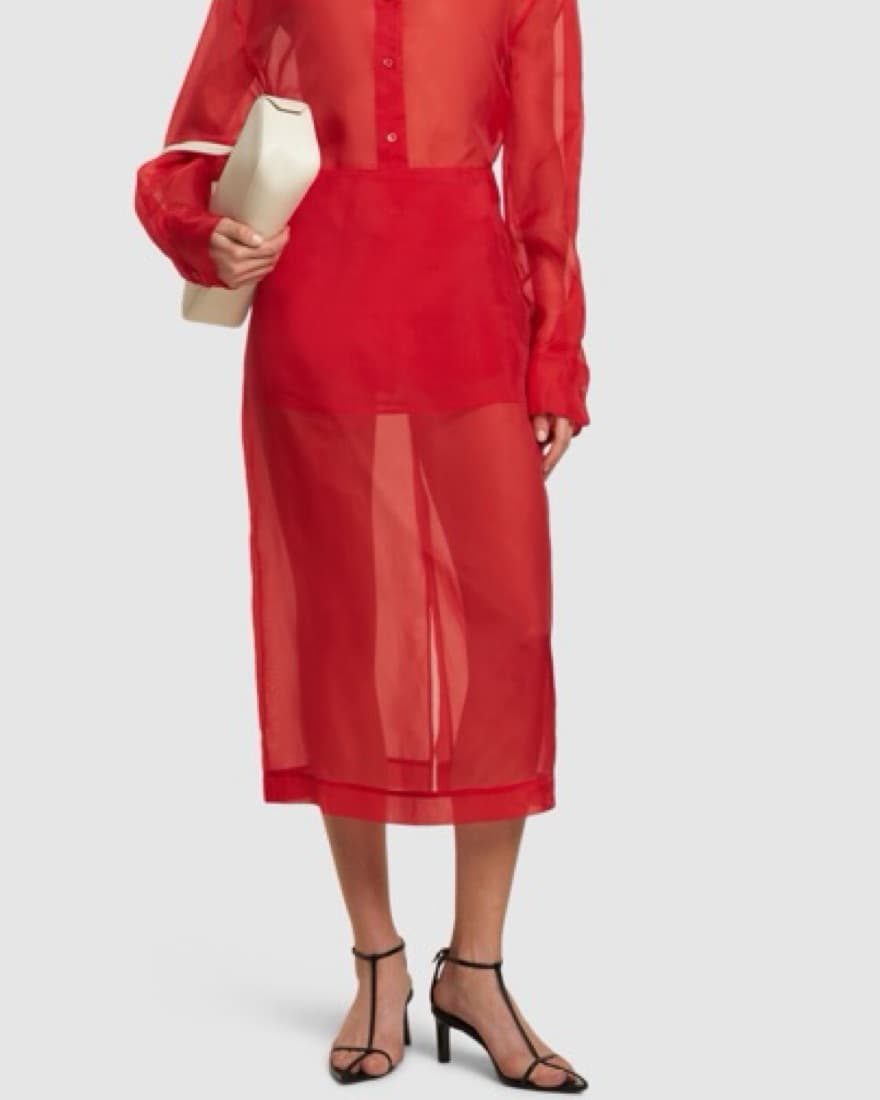 Frankie Shop Peri Sheer Skirt  - Image 1