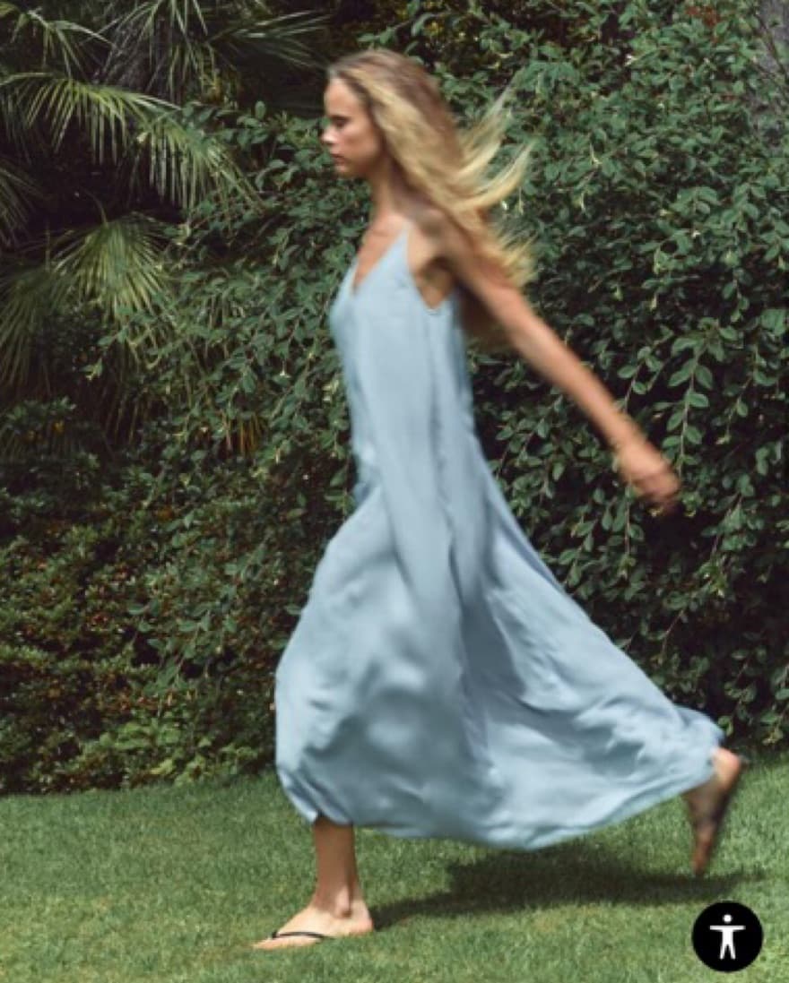 Zara Blue Dress - Image 2