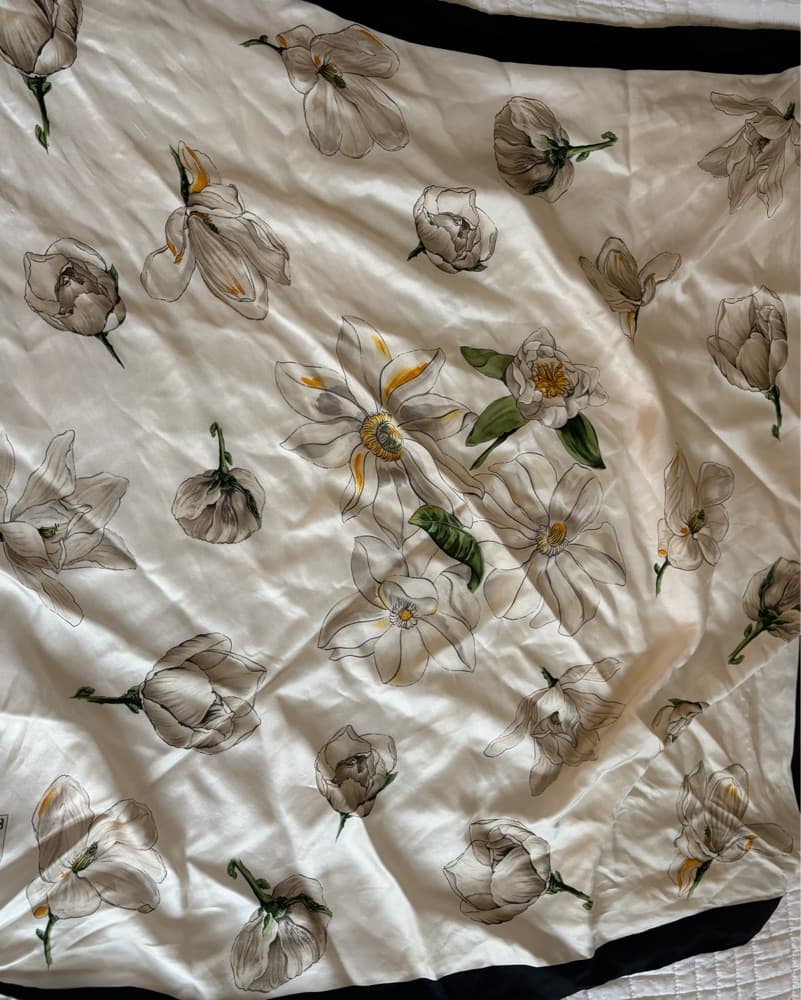 Tiffany & Co. Floral Scarf - Image 4