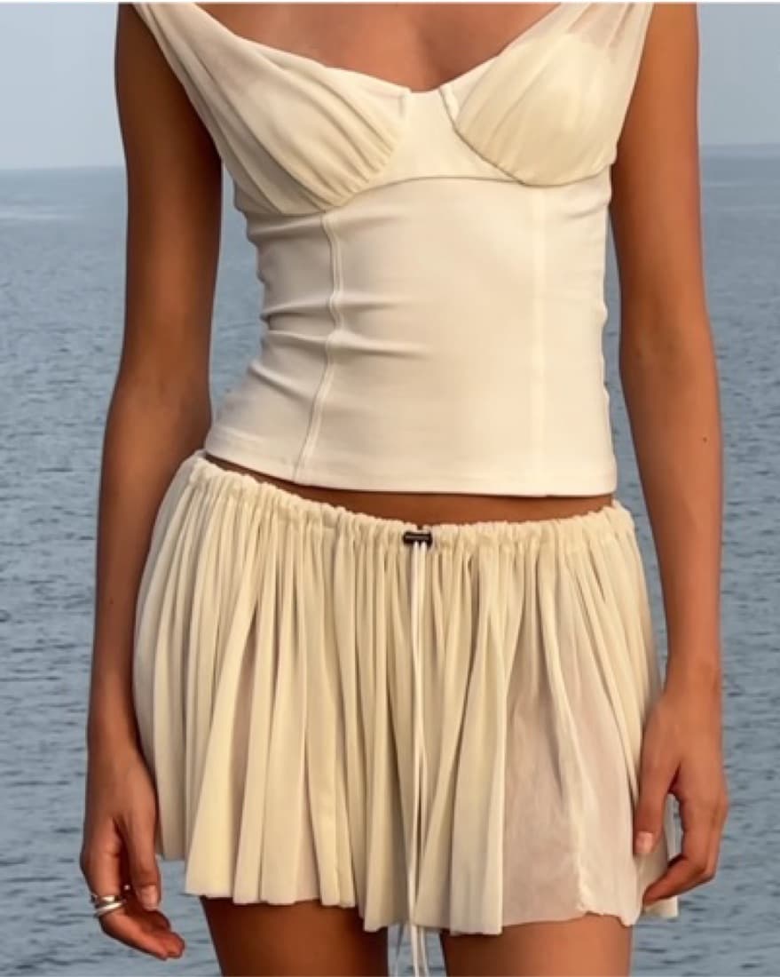 White Divinity Top By Buci - Image 3
