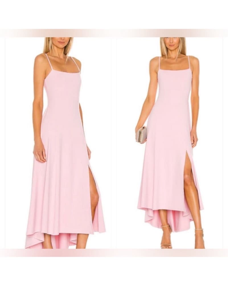 Elegant Sleeveless Pink Maxi Dress - Image 3