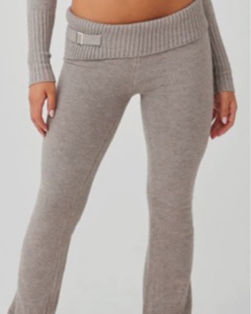 Cozy Ribbed Knit Lounge Pants - Image 2
