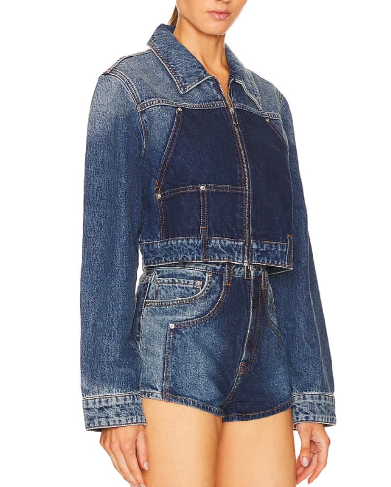GRLFRND Denim Jacket & Shorts Set - Image 2