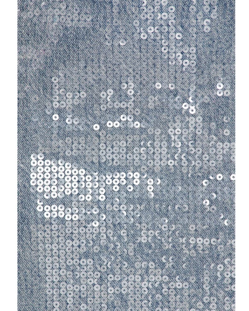 Sequin Strapless Midi Dress - Image 4