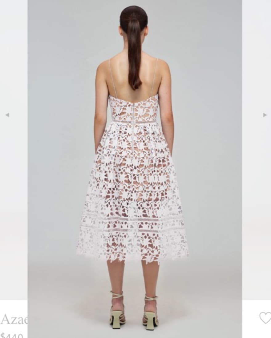 Self-Portrait Azaelea Dress White - Image 2
