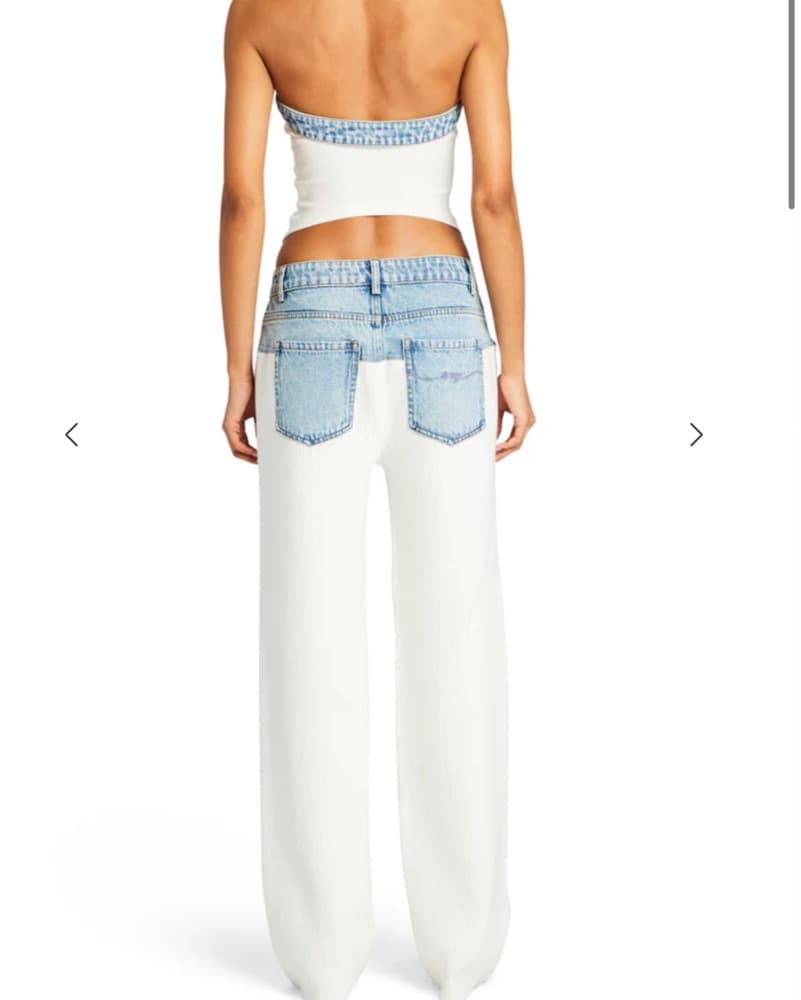 Seroya White Denim Set  - Image 2