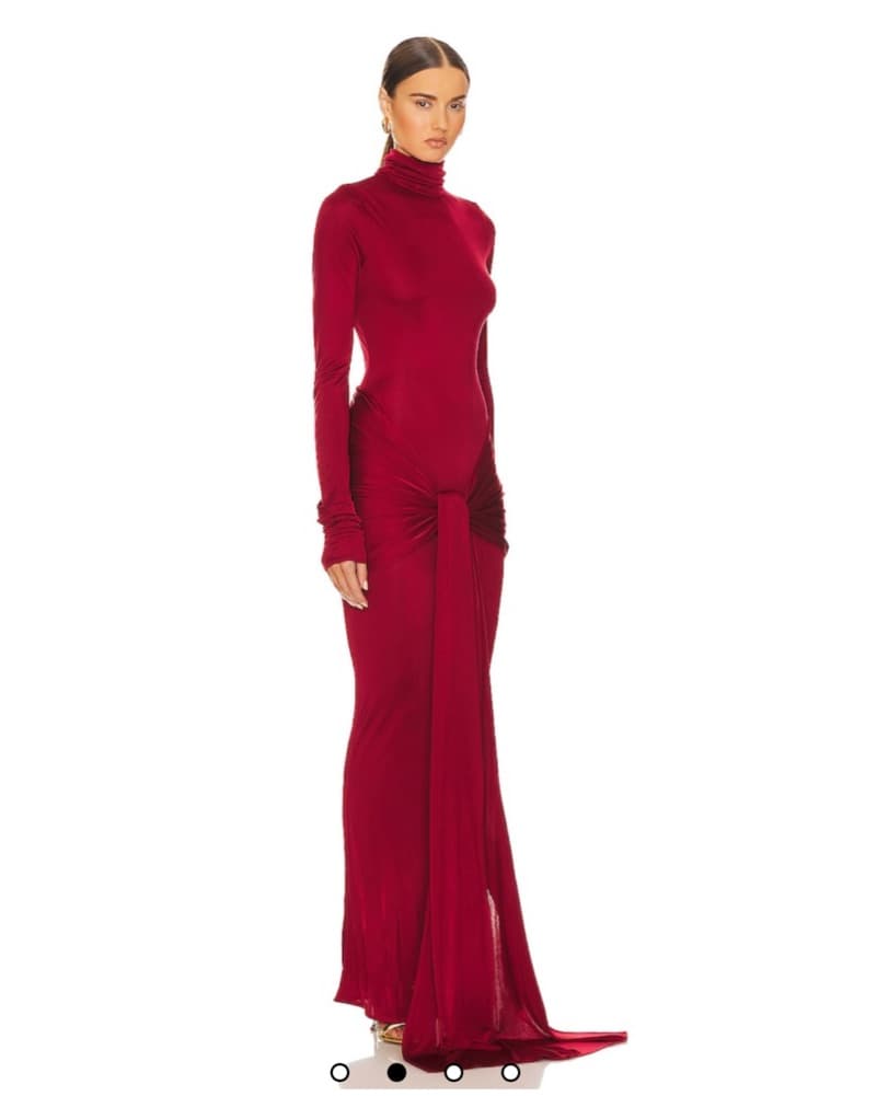 Helsa Sarong Red Gown - Image 2