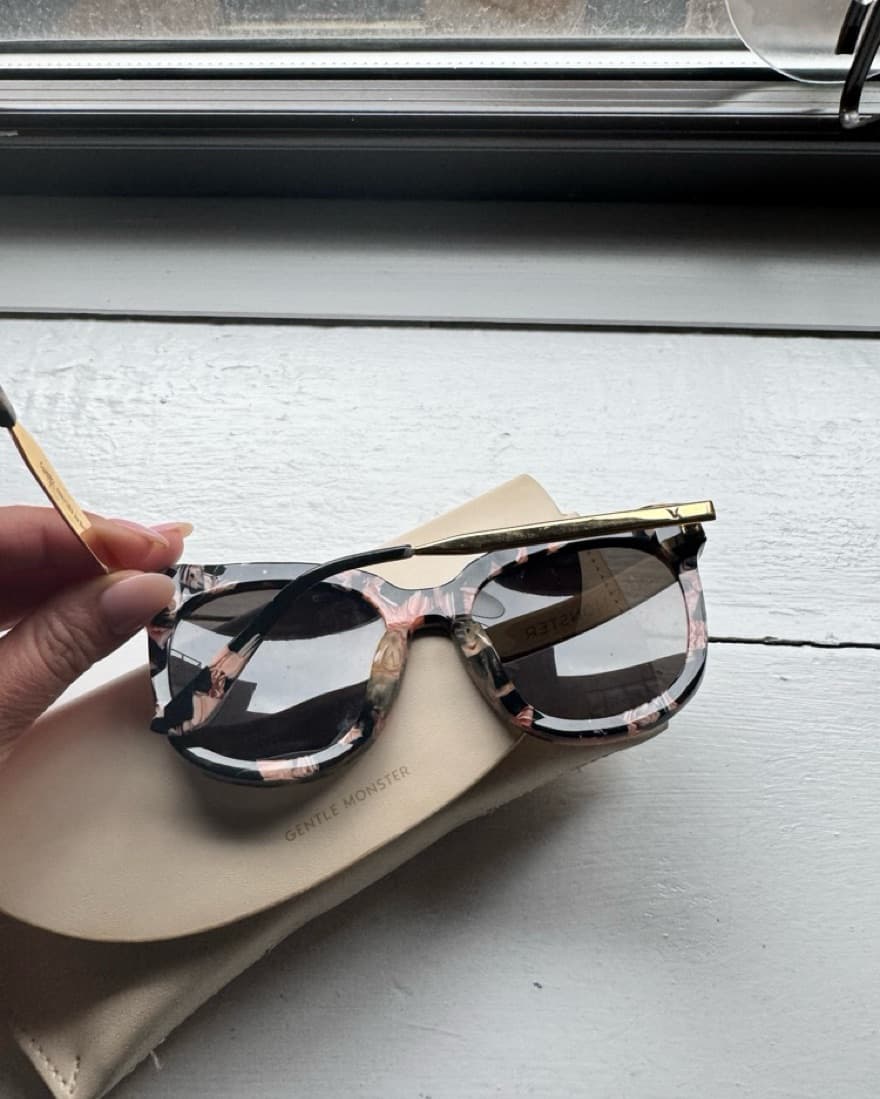 Gentle Monster Sunglasses Black Gold  - Image 3