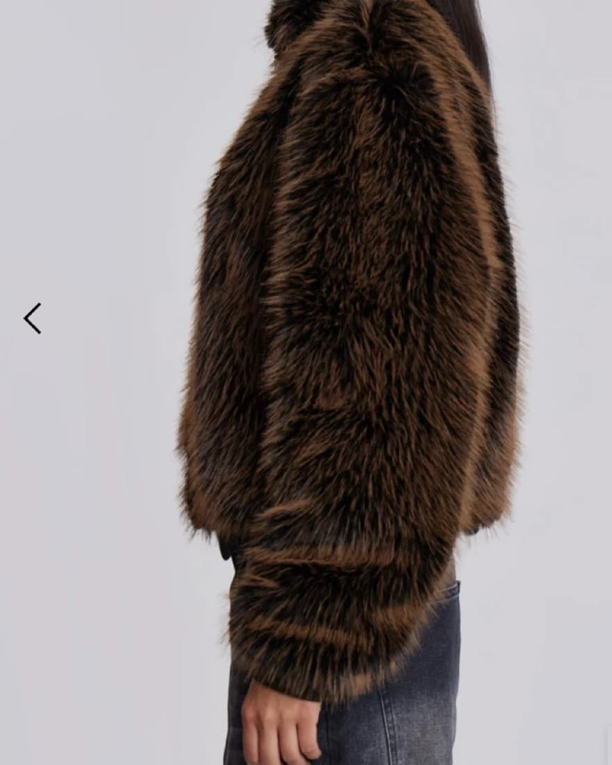 Jaded london Brown Mendoza Faux Fur Jack - Image 3
