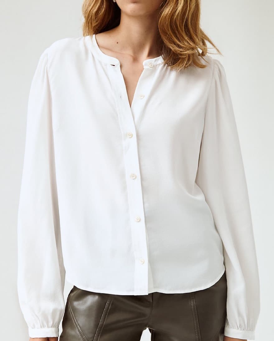 Aritzia Silk Blouse - Image 3