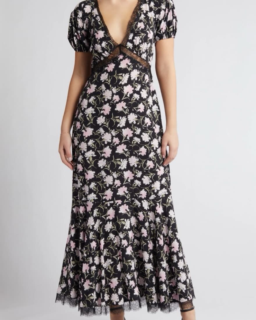 LoveShackFancy Aurelle Floral Lace Dress - Image 5