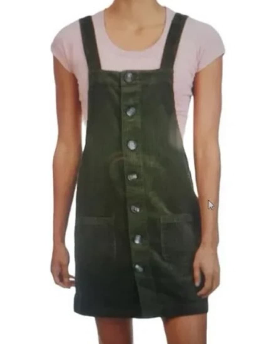 BlueSpice Corduroy Overalls Dress - Image 1