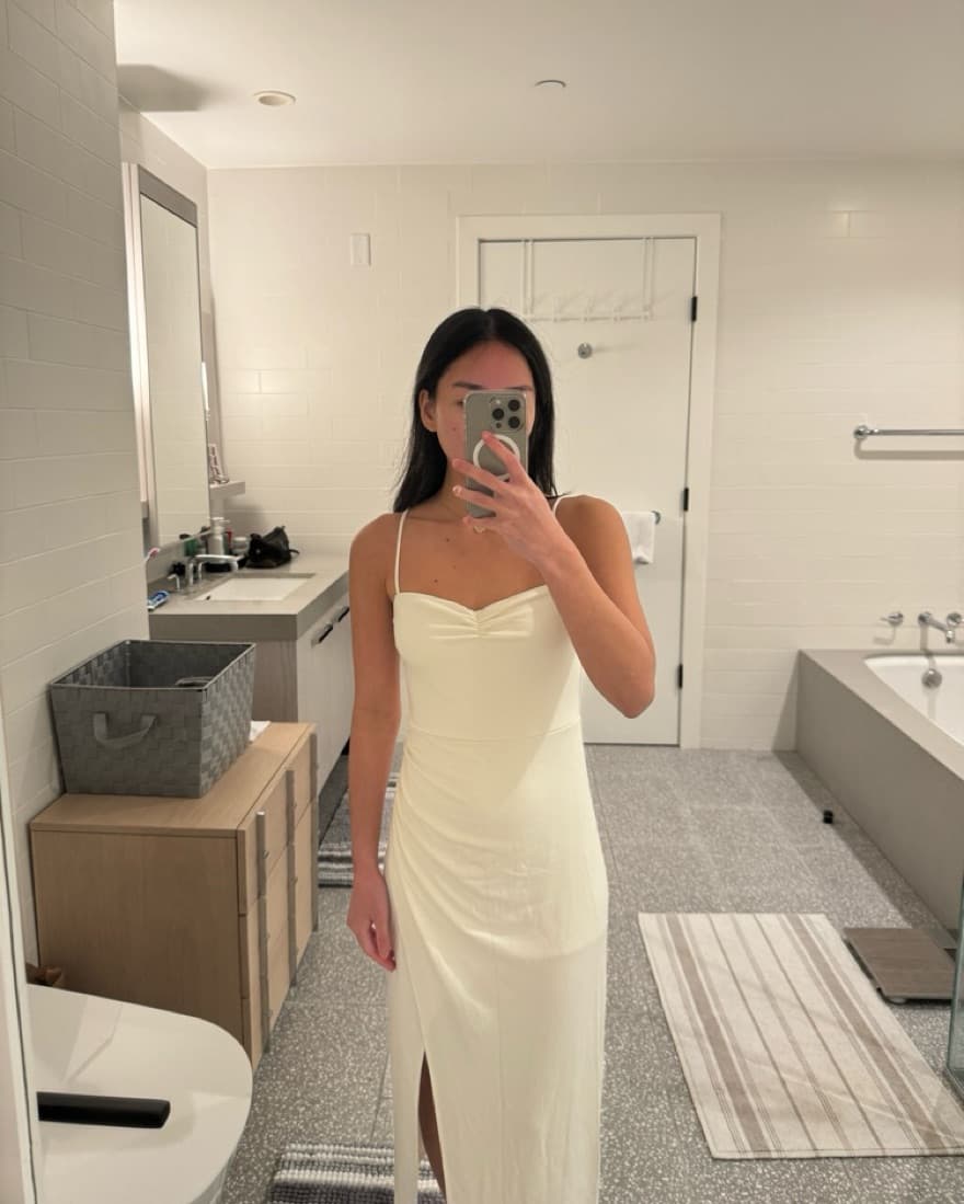Aritzia Wilfred Cream Dress - Image 1