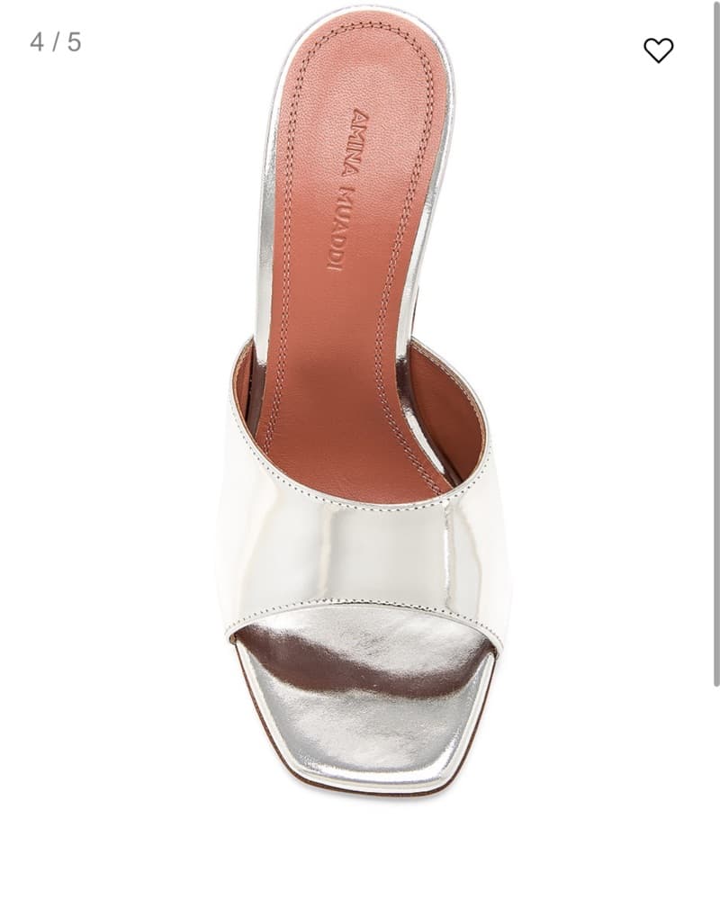 AMINA MUADDI Lupita Mirror Wedge - Image 2