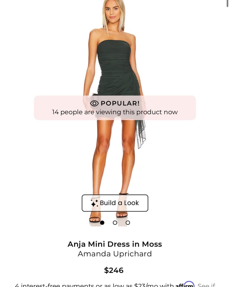 Amanda Uprichard Anja Mini Dress  - Image 2