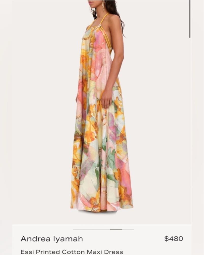 Andrea Iyamah Essi Print Maxi Dress - Image 2