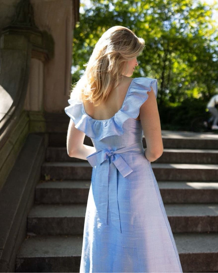 Louise New York Camille Gown Powder Blue - Image 2