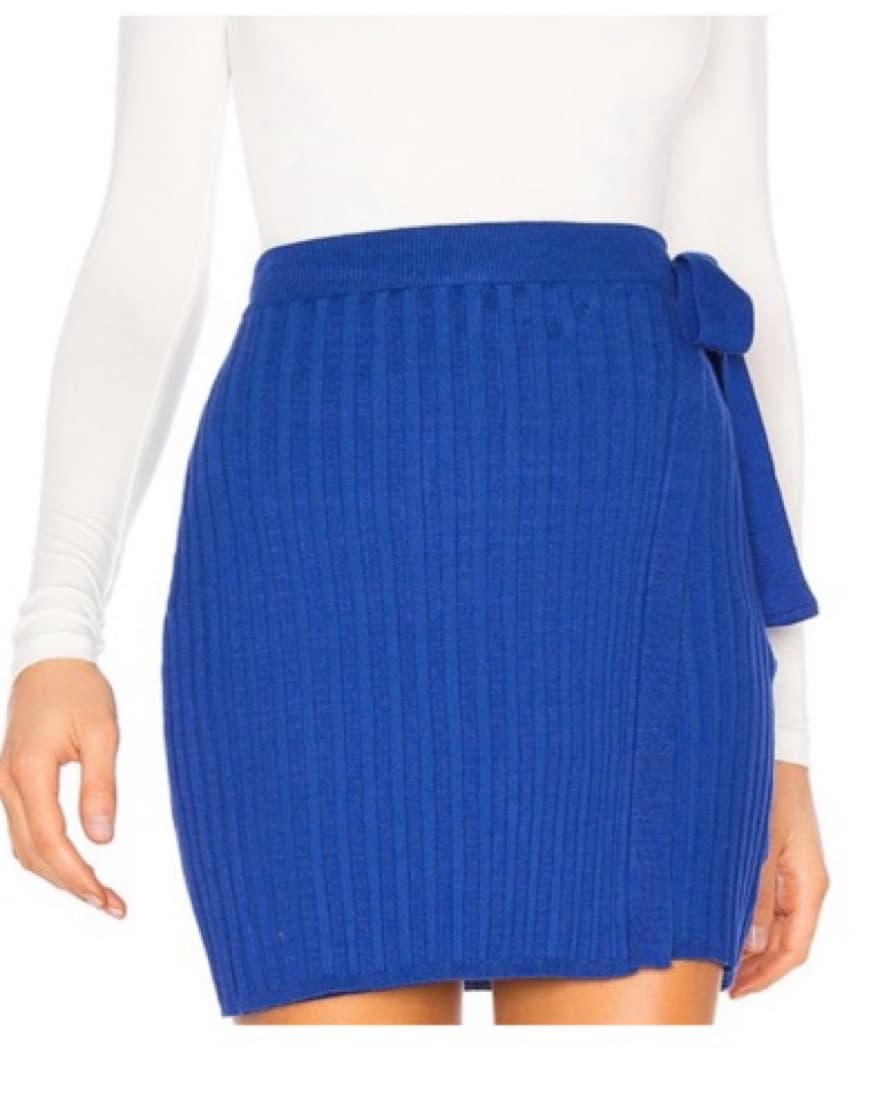 Superdown Blue Mini Skirt - Image 1