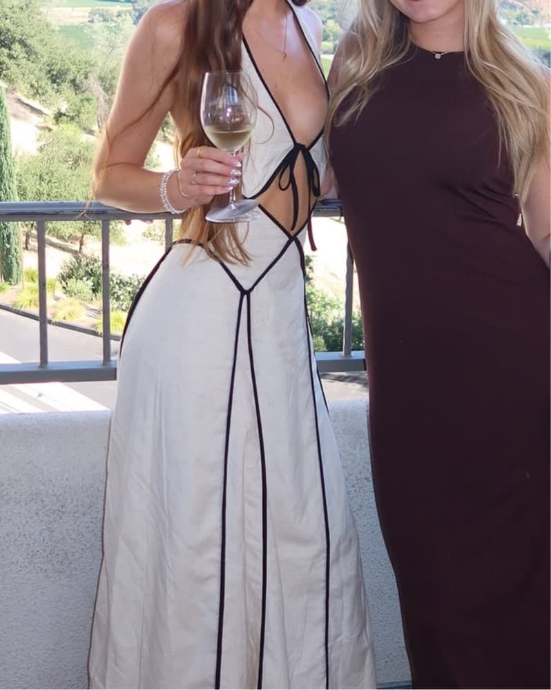 Peppermayo Sonnet Maxi Dress - Oatmeal - Image 5