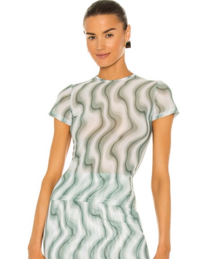 Miaou Mini Tee in Swerve - Image 2