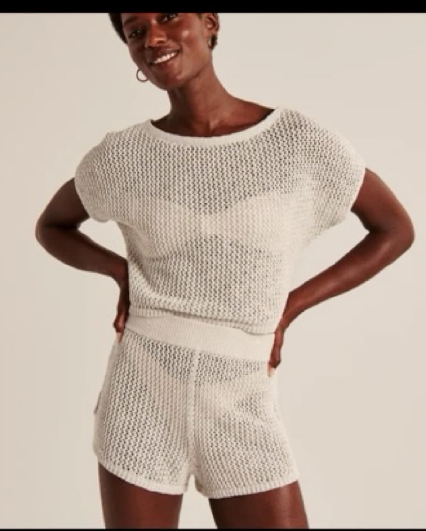 Crochet Beach Coverup Set  - Image 1