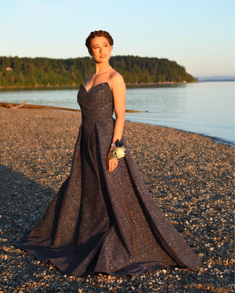 Cinderella Divine CB045 Strapless Gown - Image 2