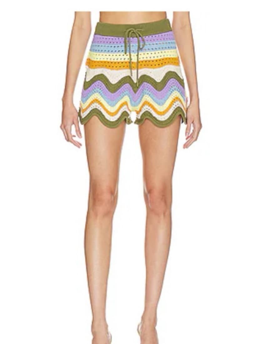 Zimmermann Raie Stripe Shorts - Image 1