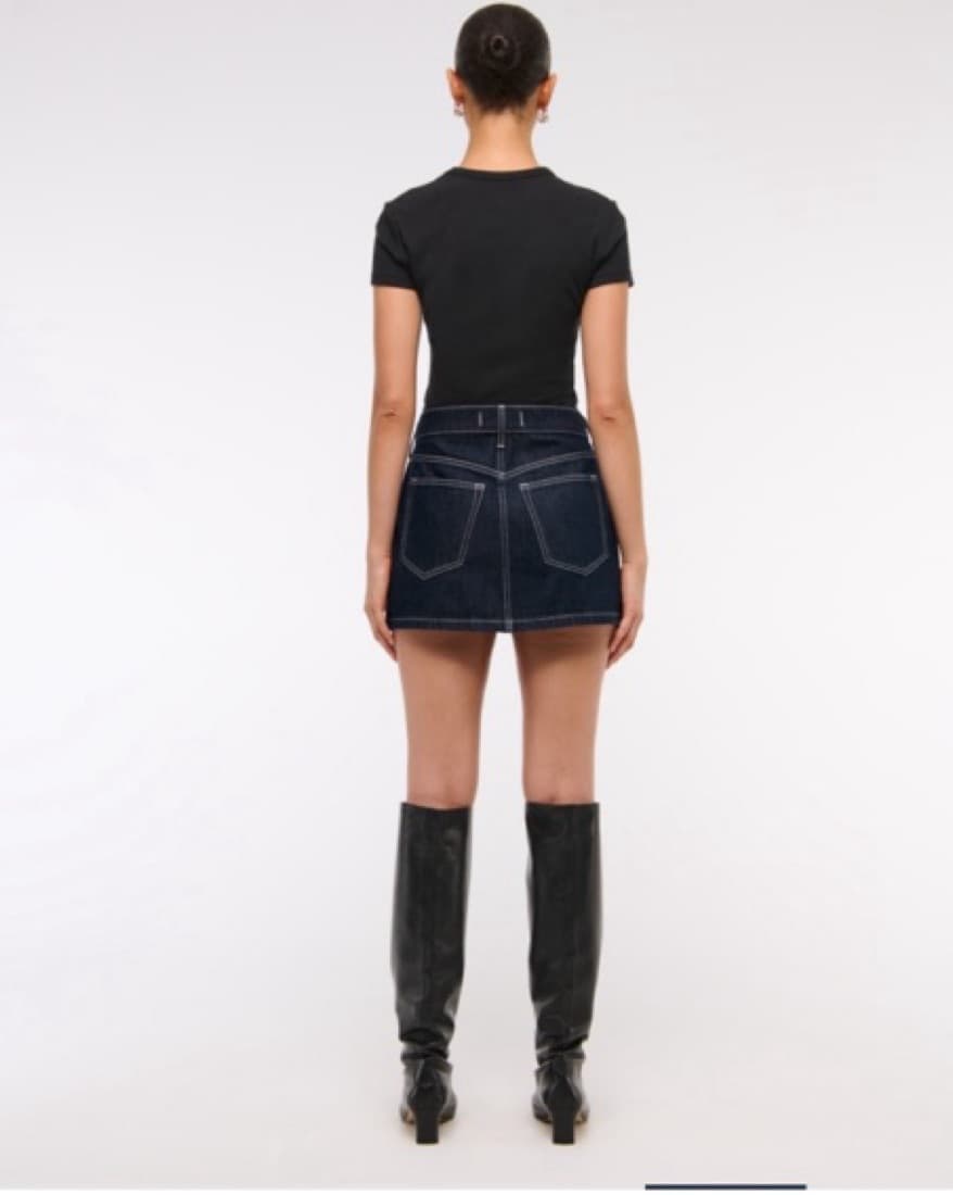Denim Wrap Skirt  - Image 2