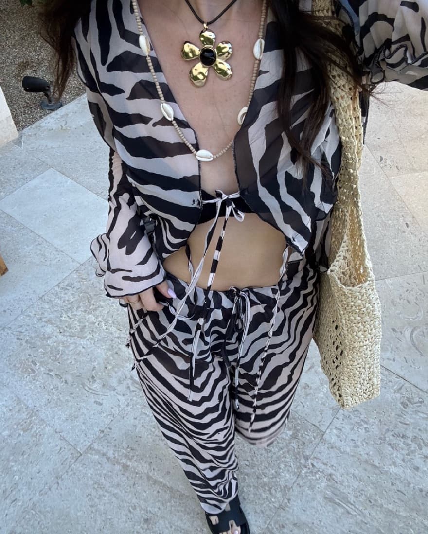 Zebra cover Up Set  - Image 2