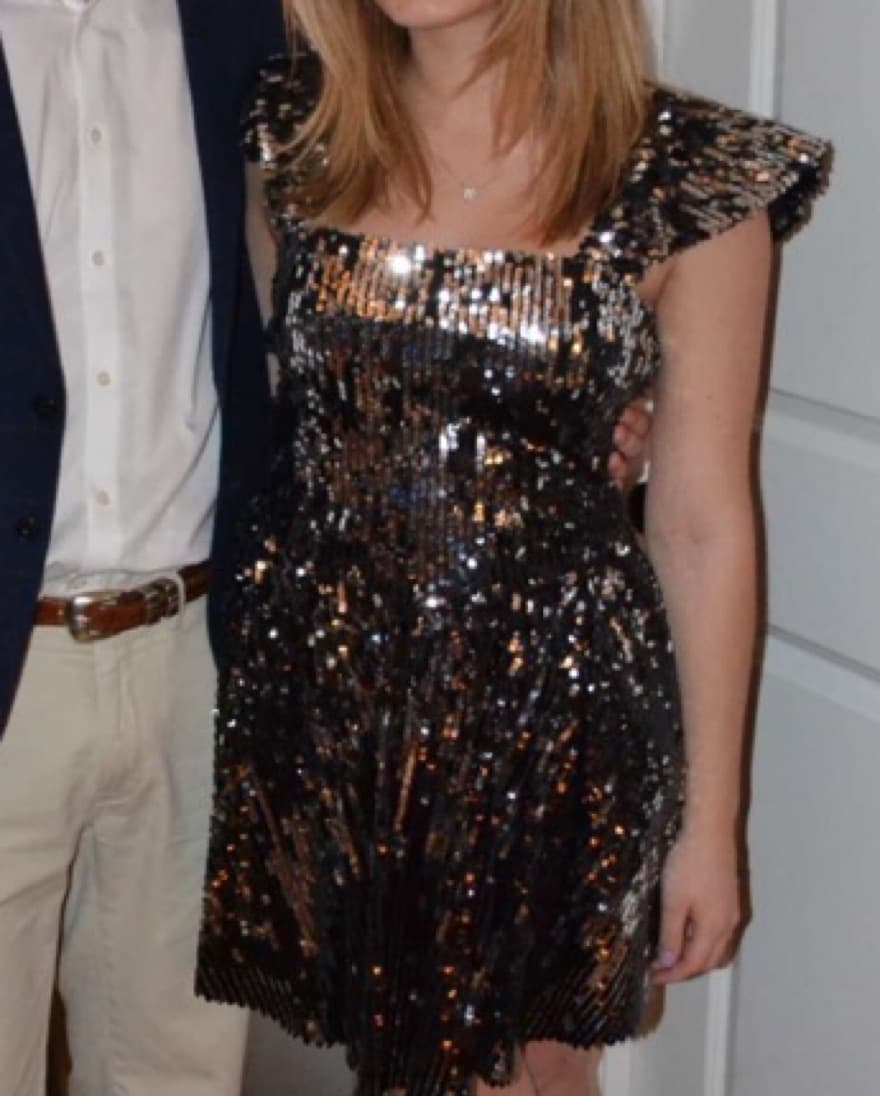 Sequin Mini Dress - Image 3