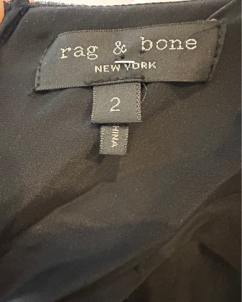 Rag & Bone Elegant Black Velvet Jumpsuit - Image 4