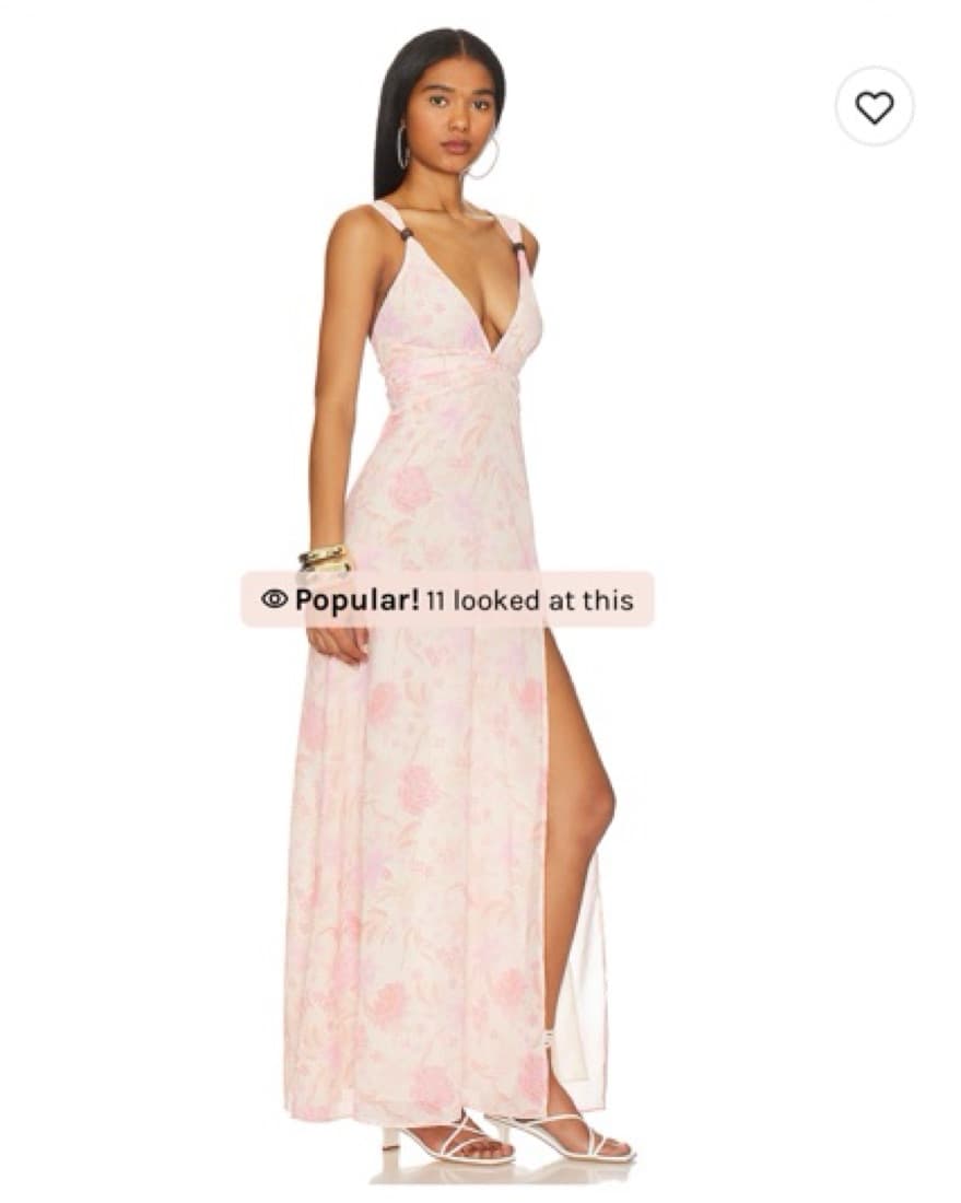 Pink Floral Tularossa Maxi Dress - Image 3