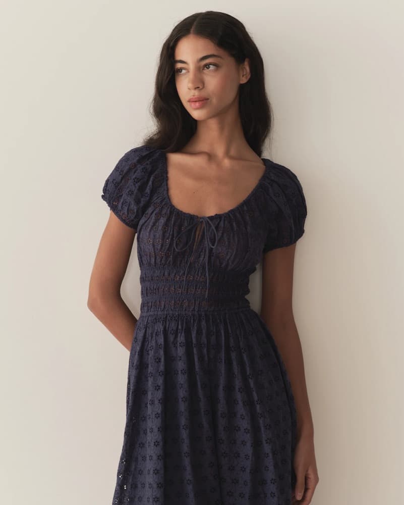 Dôen Quinn Dress - Adriatic Eyelet - Image 2