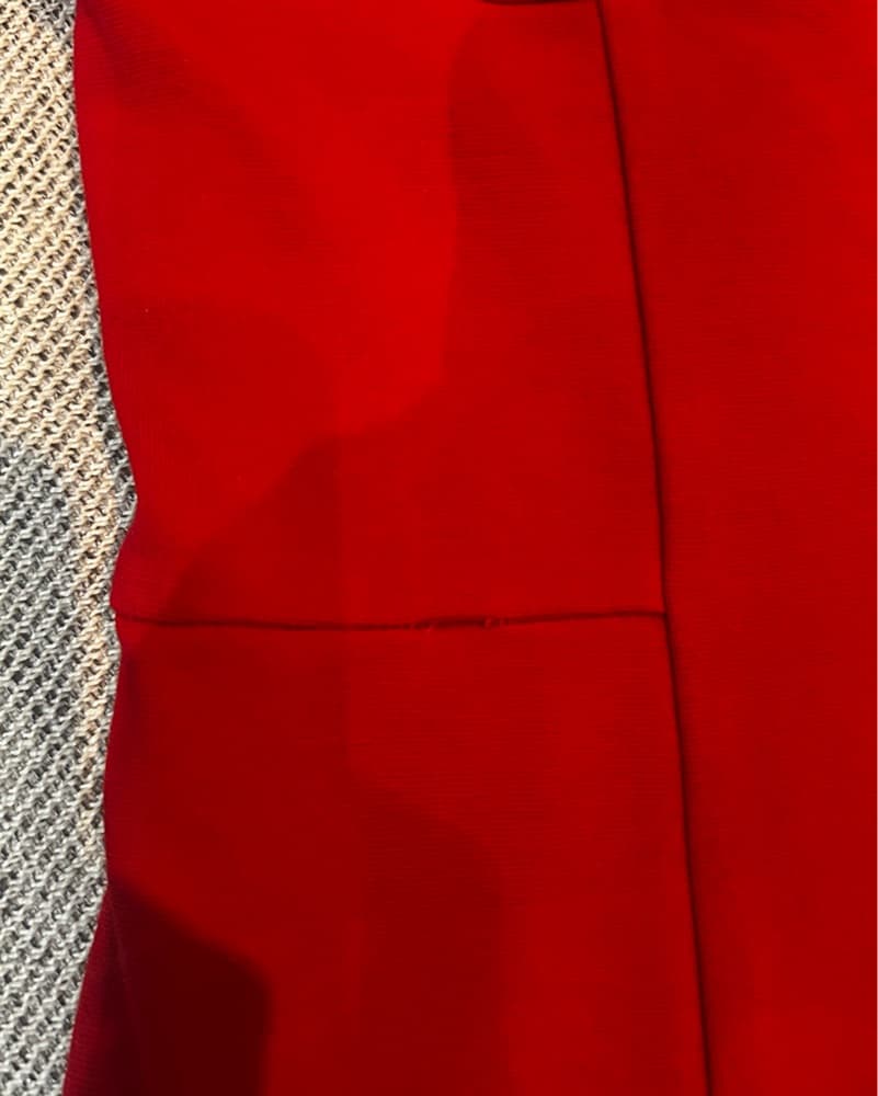 Diane Von Furstenburg Red Mini Dress - Image 5