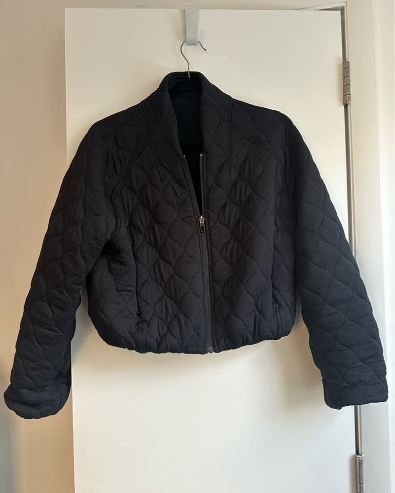 Lululemon Quilted Zip-Up Sweater - Image 1