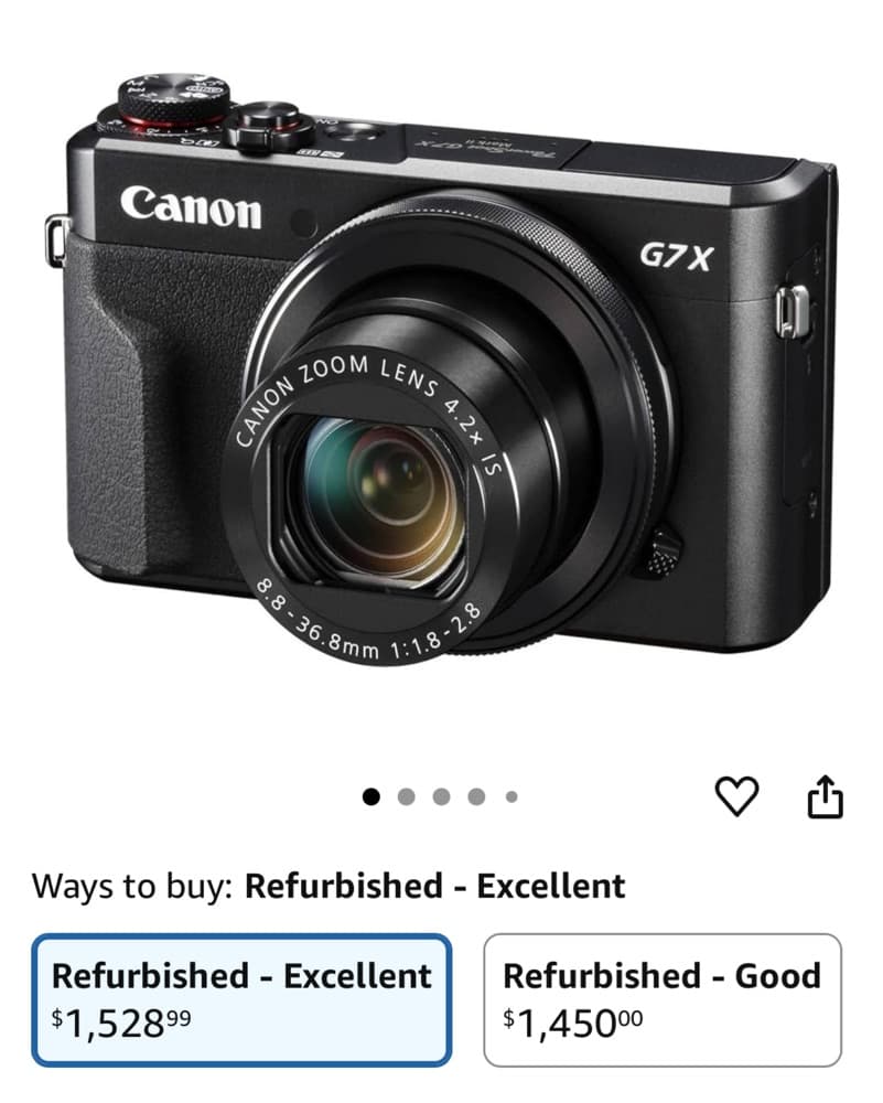 Canon PowerShot G7X ll - Image 2