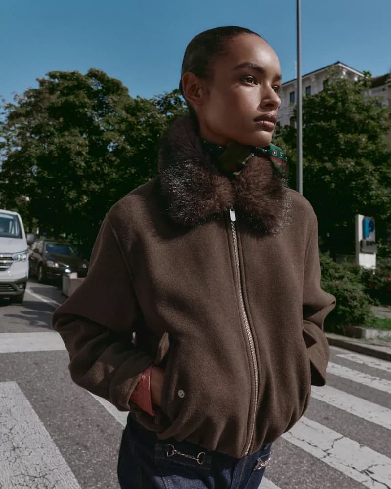 Zara Fur Collar Bomber Jacket - Image 3