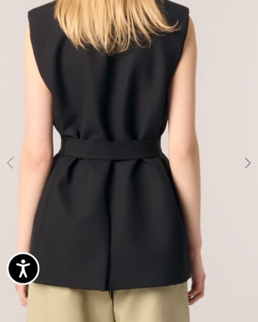Maje Sleeveless Blazer  - Image 5