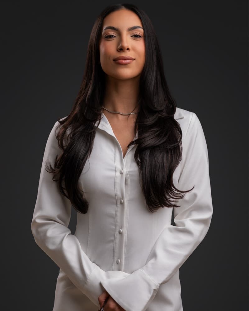 White Long Sleeve Dress - Image 4