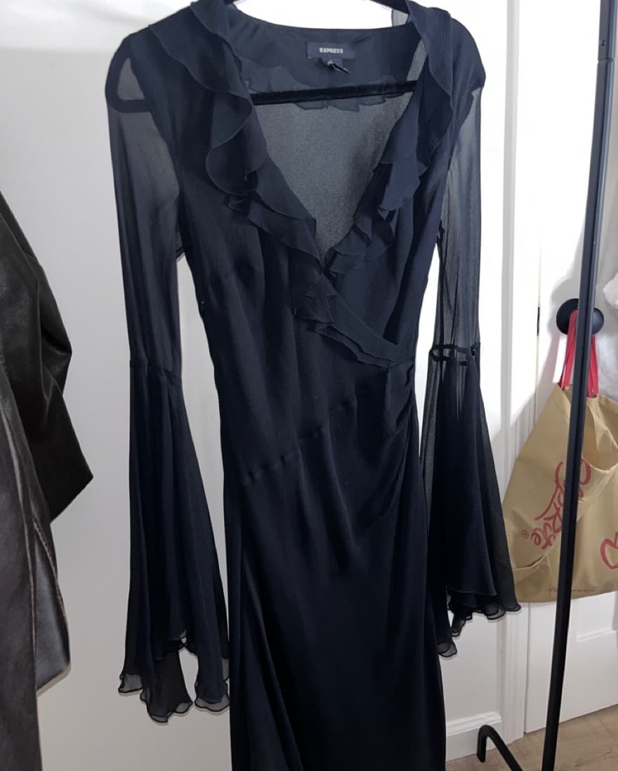 Vintage Y2k Express Ruffle Dress  - Image 3