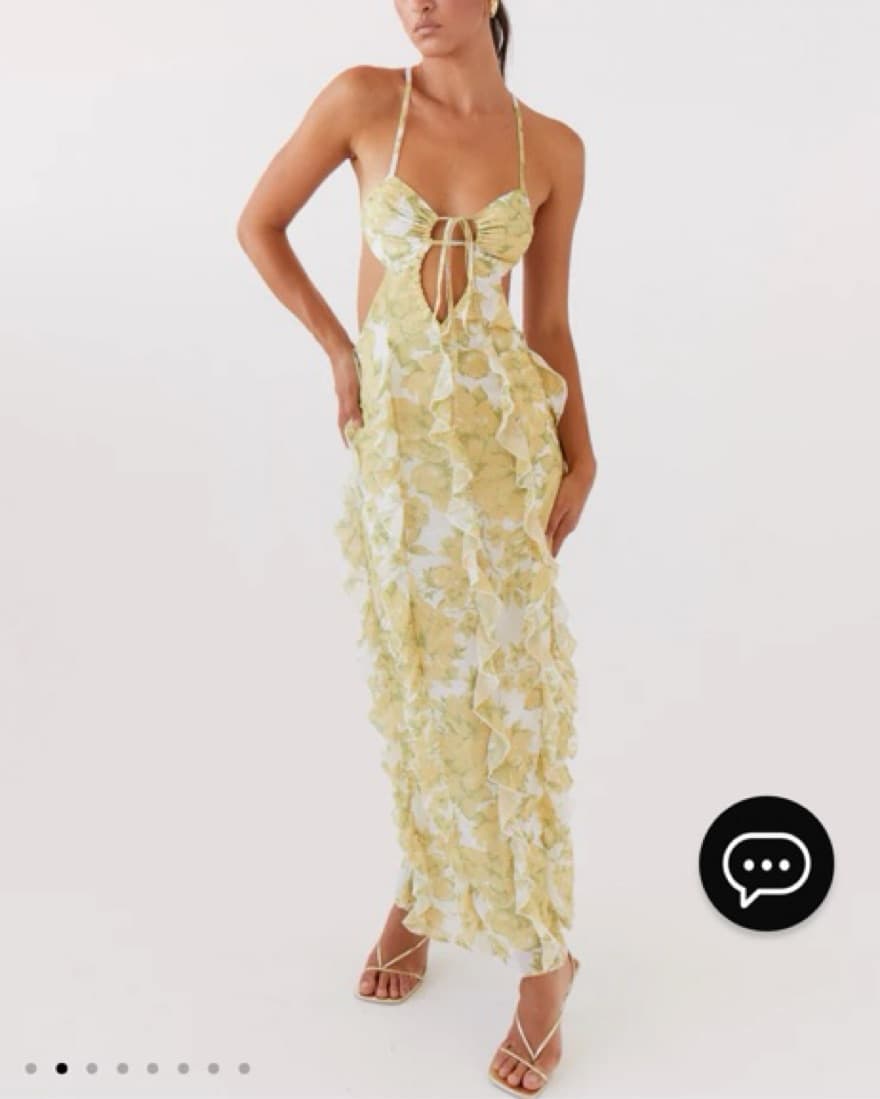 Sunset Kisses Ruffle Maxi Dress  - Image 2