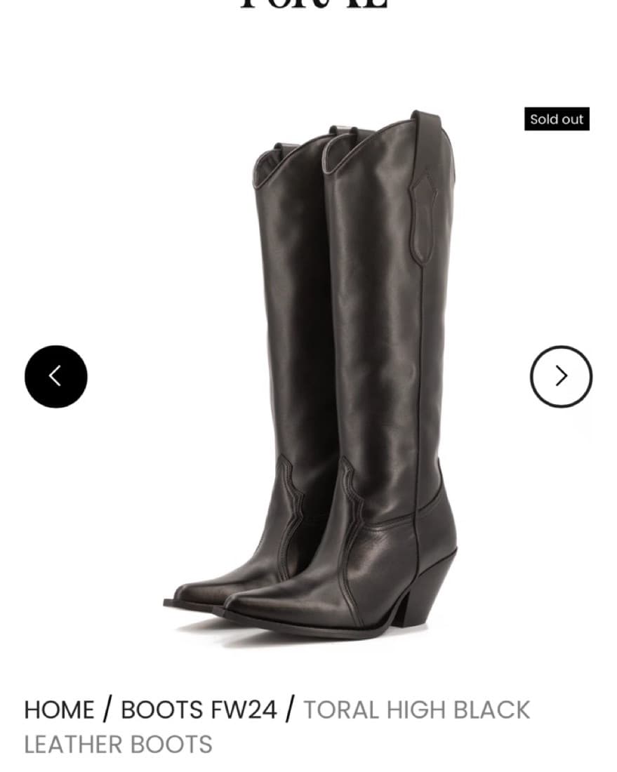 New Black Toral Boots (western) - Image 1