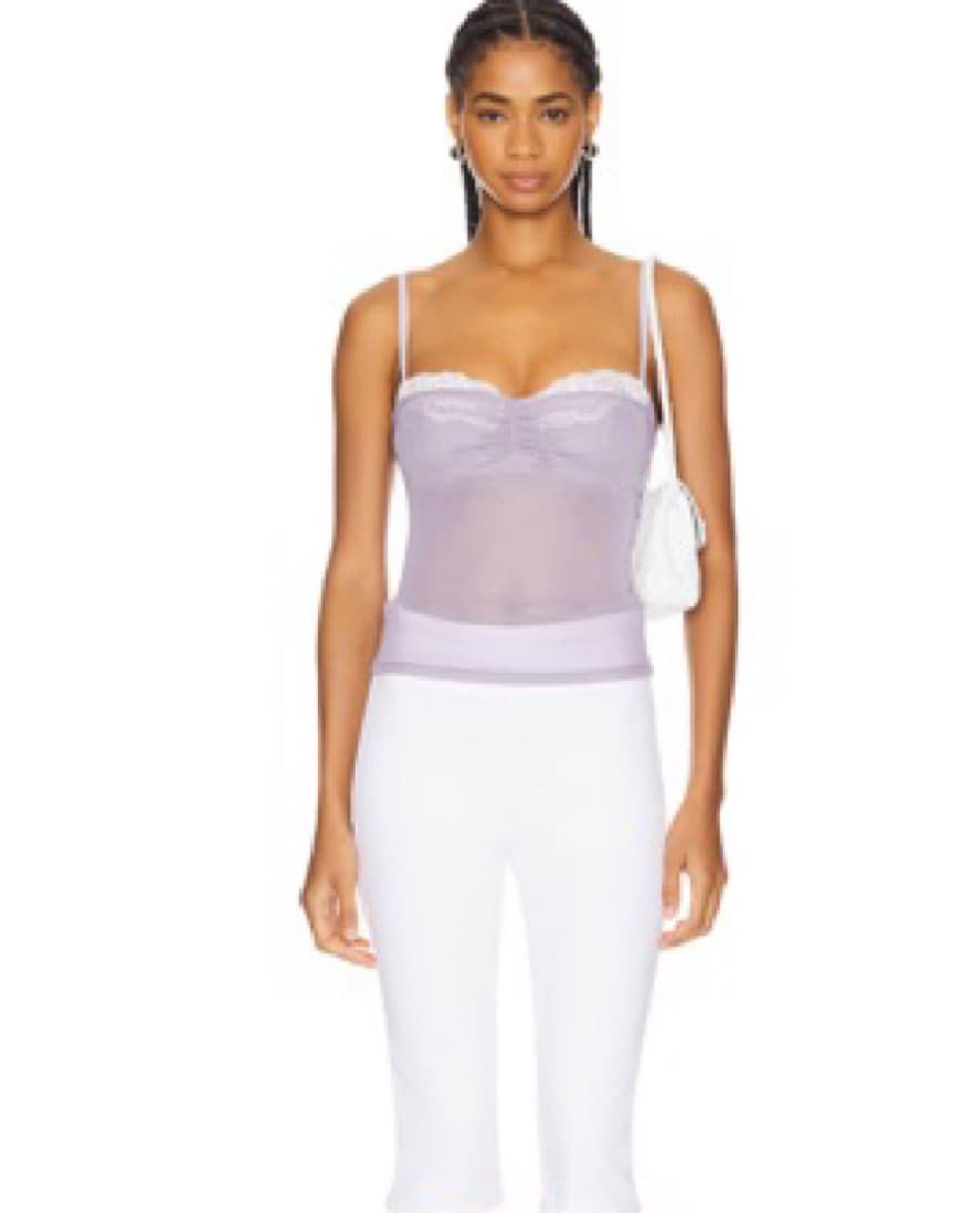 Elegant Lavender Lace Camisole - Image 4