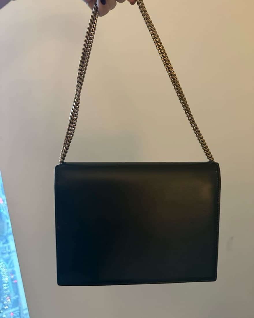 Cassandra Bag - Green Leather YSL Purse  - Image 2