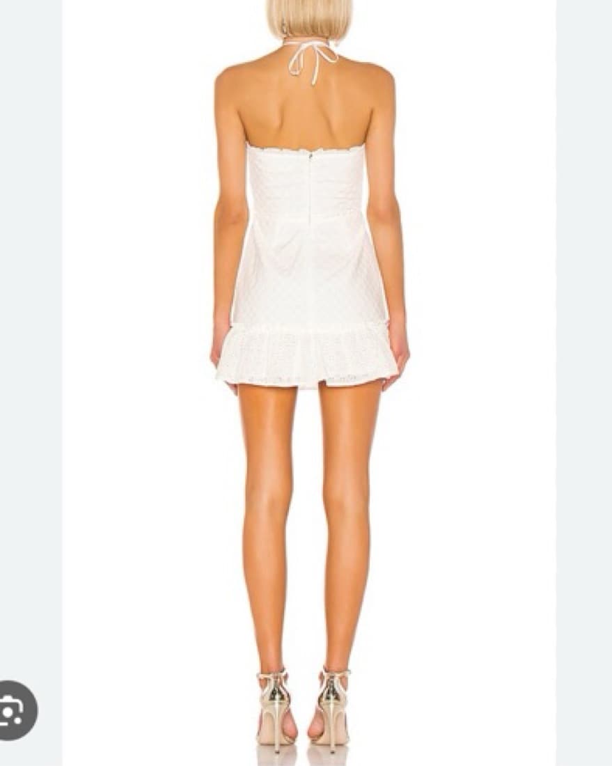 Lovers And Friends Alan White Mini Dress - Image 4