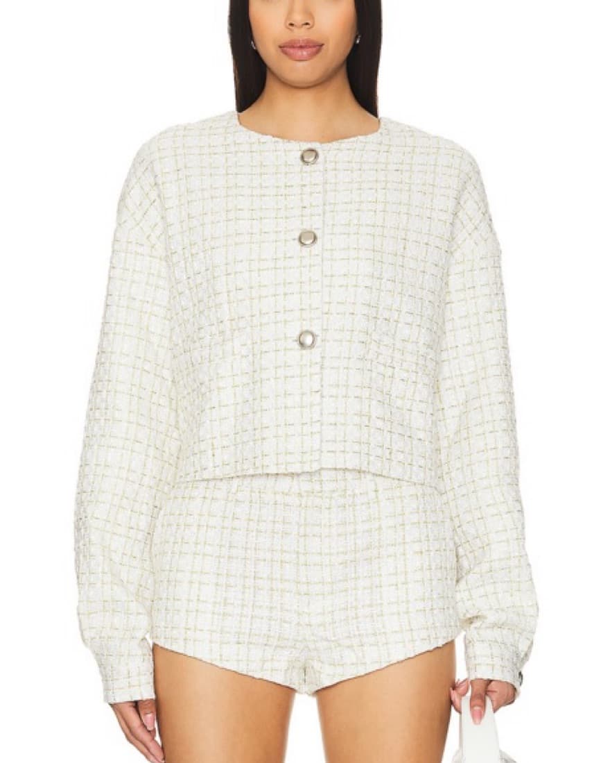 White Lioness Tweed Jacket Short Set  - Image 2
