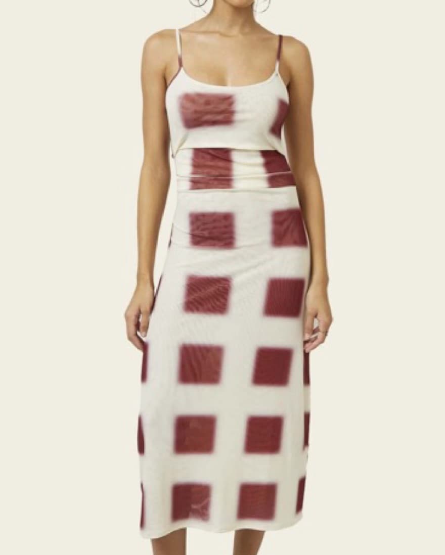 Vibrant Geometric Print Midi Dress - Image 2